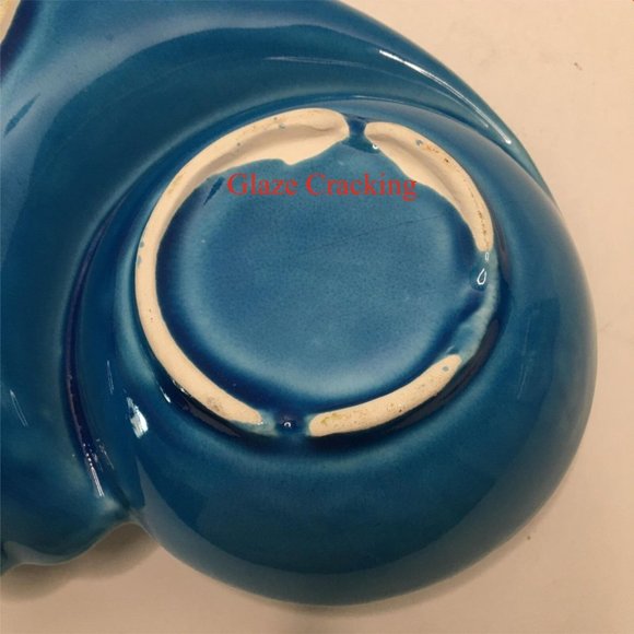 Nasco Santa Anita Ware Sierra Chip n' Dip Bowl Blue Vintage California USA R-134 - Picture 10 of 11